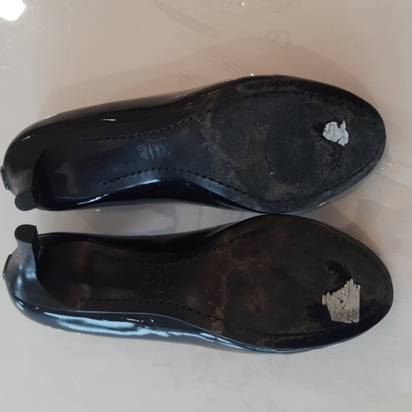 Tory Burch Navy Patent Leather Pumps Sz 6 - Picture 5 of 5